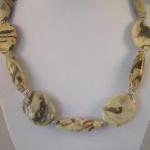 Necklace, Large Feldspath Gemstone Necklace With..