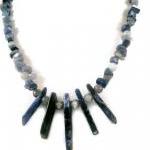 Necklace, Denim Lapis And Lapis Lazuli Fanned In..