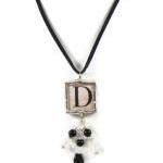 Necklace, Soldered Letter D Pendant Necklace - One..