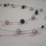 Necklace, Illusion Crystal Pearl Necklace,..